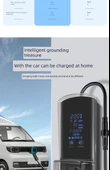 3.5kW Taşınabilir EV Şarj Cihazı - 1.5m Siyah - 8