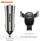Bluetooth 5.1 FM Transmitter MP3 Çalar - Telefon Tutuculu - 1