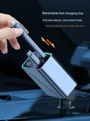 Honda Uyumlu 192W Süper Hızlı Şarj TYPE-C + Apple Araç Şarj Cihazı - 4