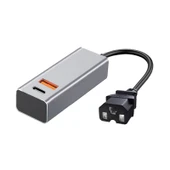 Alüminyum Alaşım PD + Süper Hızlı Şarj Yeni GB 2+2 Fiş ve 1.5m Type-C Hızlı Şarj Kablosu - 3