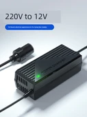 220V - 12V Araç Güç Çevirici - 15A Isı Emicili Sessiz Model - 4