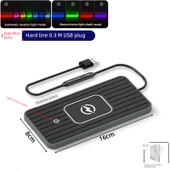 20W Araç İçi Kablosuz Şarj Paneli - Düşük Sıcaklık, Dikey 30cm USB - 1