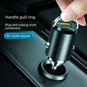 Çift Portlu PD20W QC3.0 20W C-L 2 Metre Araç Şarj Cihazı thumbnail 3