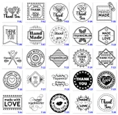 Teşekkür Kaşesi, Thank You Butik Firmalara Kaşe, Renkli Kaşeler, Butiklere Kaşe T Serisi - 2