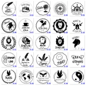 Kişiye Özel Kitap Damgası, İsimli Kaşeler, Hediyelik Kaşe E Serisi (100 Model) - 2