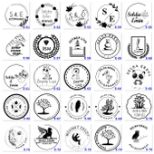 Kişiye Özel Kitap Damgası, İsimli Kaşeler, Hediyelik Kaşe E Serisi (100 Model) - 4