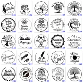 Kişiye Özel Kaşe, İsimli Mühürler, Kitap Mühürleri, Kitap Kaşe C Serisi (100 Model) - 2