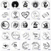 Kişiye Özel Kaşe, İsim Yazılı Kaşeler, Hediyelik Mühürler, Kitap Mührü B Serisi (100 Model) - 3