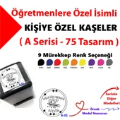 Kişiye Özel Kaşe, Öğretmenlere Aferin Kaşesi, Öğretmene Kaşe A Serisi (75 Model) - 1