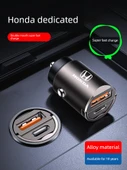 Gizli Araç Şarj Cihazı + USB Üçü Bir Arada Hızlı Şarj Kablosu - 2