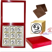 Kişiye Özel Burç Tasarımlı Çikolata Kutusu, Burçlu Tasarımlar Z1 Serisi - 1