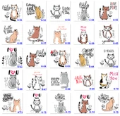 100 Dilde Seni Seviyorum Puzlle Konserve Kutusu Kedi Tasarımlı K Serisi (100 Model) - 4