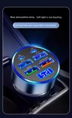 Standart Araç Çakmaklık USB Şarj Aleti - Çift USB Port, Dijital Ekran - 11