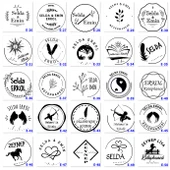 Kişiye Özel Kitap Damgası, İsimli Kaşeler, Hediyelik Kaşe E Serisi (100 Model) - 3