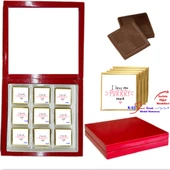 Kedi Tasarımlı Hediyelik Çikolata Kutusu K Serisi (100 Model) - 1