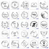 Kişiye Özel Kaşe, İsimli Mühürler, Kitap Mühürleri, Kitap Kaşe C Serisi (100 Model) - 5