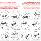 Kişiye Özel Kaşe Burçlu Kaşeler, Otomatik Burç Tasarımlı Kaşe Z3 Serisi - 4