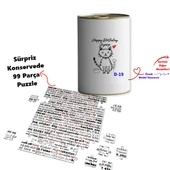Kişiye Özel 100 Dilde Seni Seviyorum Puzzle Konservesi D Serisi - 1