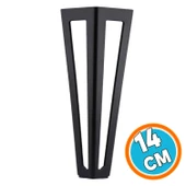 Mobilya Koltuk Baza Puf Sehpa Tv Ünite Masa Ayağı Ayakları Metal Ayakları 14 Cm Siyah 4 Adet thumbnail 7