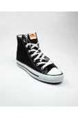 211902 Unisex Siyah Keten Uzun Sneaker Ayakkabı Siyah-39 - 1