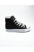 211902 Unisex Siyah Keten Uzun Sneaker Ayakkabı Siyah-39 - 2