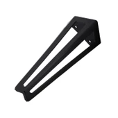 Mobilya Koltuk Baza Puf Sehpa Tv Ünite Masa Ayağı Ayakları Metal Ayakları 14 Cm Siyah 4 Adet thumbnail 5