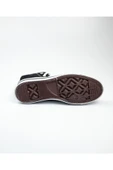 211902 Unisex Siyah Keten Uzun Sneaker Ayakkabı Siyah-39 - 5