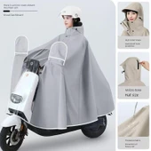 Motosiklet Yağmurluk Panço 3XL - Koyu Yeşil - Oxford Kumaş - 5