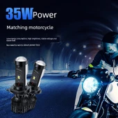 Suzuki Geek SA Motosiklet LED Far - Y10 Serisi - H4 - 3