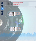 Motosiklet Korna Ruipu Salyangoz DL84-2 12V - Sarı [Yüksek ve Alçak Ton Çifti] - 10