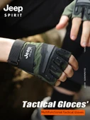 Taktik Yarım Parmak Eldiven - XL - Mavi - 3