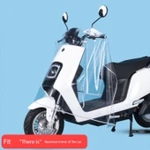 Motosiklet Aküsü Araba Güneş Yağmur Koruma Örtüsü - 5XL - Pelerin Stil - Fermuarlı - PVC - 1