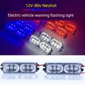 LED Motosiklet Arka Lamba - Mavi Çift [12V-80V] - 3