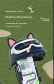 Motorsiklet Telefon Tutucu - Sarı Kask - Dikiz Aynası Montajı - 10