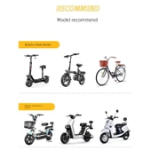 Elektrikli Motosiklet Gösterge Paneli Yağmurluğu - Gül Kırmızısı Kalınlaştırılmış - 5