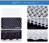 3D Elektrikli Motosiklet Koltuk Kılıfı - 2XL Beden - Siyah-Mavi - 11