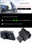 Haojue AFR125 Motosiklet Çift Flaş Sinyal Anahtarı - İkili - 4