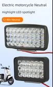 Elektrikli Motosiklet LED Far Ampulü - 36 LED'li - 7