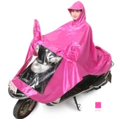 Elektrikli Motosiklet Yağmurluğu - XXXXL - Koyu Mavi (Aynalı, Çıkarılabilir Çift Siperlikli - Model 1) - 4