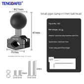 Motosiklet Telefon Tutucu - Küçük Boru Kelepçeli +17mm Bilye Başlıklı - S83 - 1