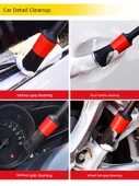 Motosiklet Motor Temizleme Fırçası - 60x30cm Süet Bez - 4