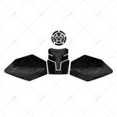 DL250 Kalınlaştırılmış Yakıt Deposu Çizilme Önleyici Sticker - Off-road Stil Kalınlaştırılmış Buzlu Boyama - 1