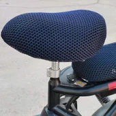Nötr 3D Mavi Uçlu Motosiklet Scooter Katlanır Bisiklet Koltuk Kılıfı - 1
