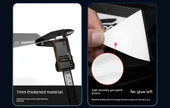 DL250 Kalınlaştırılmış Yakıt Deposu Çizilme Önleyici Sticker - Minimalist Kırmızı Kalınlaştırılmış Buzlu - 10