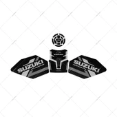 DL250 Kalınlaştırılmış Yakıt Deposu Çizilme Önleyici Sticker - Gümüş Gri Kalınlaştırılmış Buzlu - 1