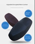 3D Elektrikli Motosiklet Koltuk Kılıfı - 3XL Beden - Renkli - 9