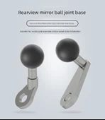 Motosiklet Telefon Tutucu - Eğimli Tabanlı 17mm Bilye Mafsallı - S96 - 9