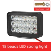 Elektrikli Motosiklet LED Far Ampulü - 18 LED'li - 1