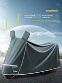 Motosiklet Brandası - 4XL Süt Kahverengi Aynalı - Su Geçirmez Güneşlik - 5