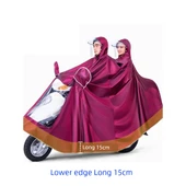 9XL Çift Motosiklet Yağmurluğu - Ekstra Geniş Ayakkabılı - 3